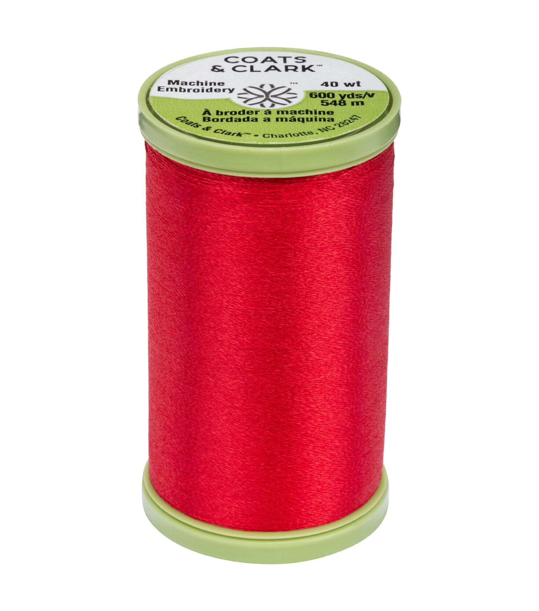 Coats & Clark Trilobal Embroidery Thread, Red, hi-res
