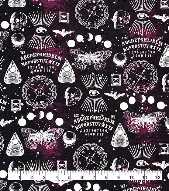 Ouija Board Super Snuggle Flannel Fabric, , hi-res, image 2