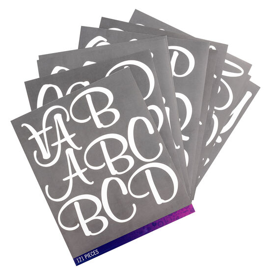 Bella Boutique, Office, Bella Large Alphabet Scrapbook Stickers  Dimensional Embellishments Letters