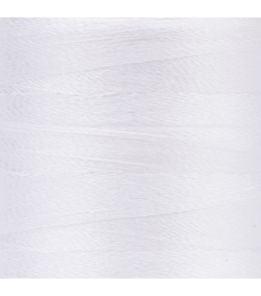 Coats & Clark 1100yd Mini King Multicolor 40wt Polyester Thread, White, swatch, image 2