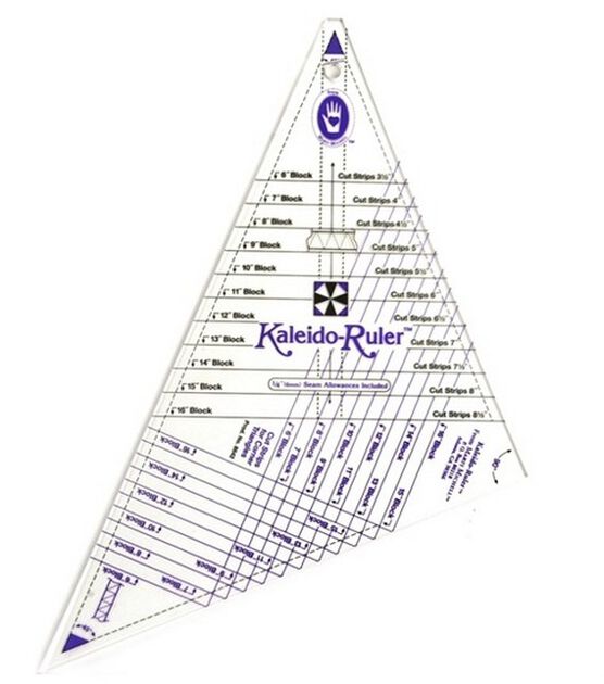 Large Kaleido Ruler 6" To 16" Blocks