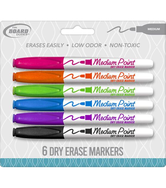 6pk Dry Erase Markers