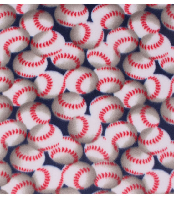 Blizzard Fleece Fabric Packed Baseballs, , hi-res, image 2