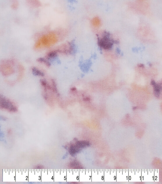Pastel Tie Dye Anti Pill Fleece Fabric, , hi-res, image 3
