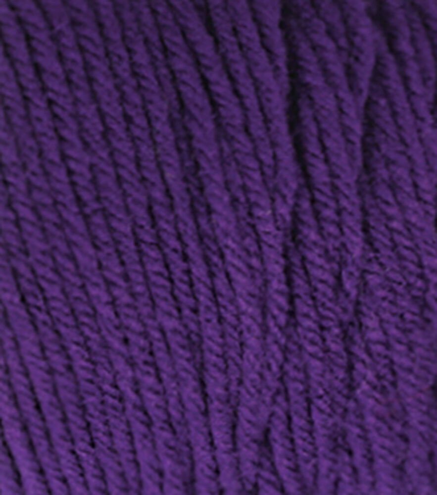 Value 380yd Worsted Acrylic Yarn by Big Twist, Grape, swatch, image 55