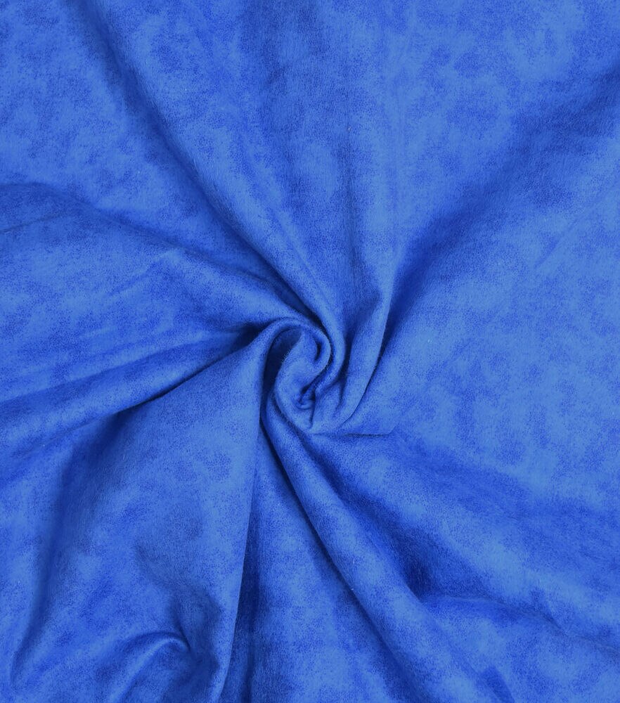 Tie Dye Super Snuggle Flannel Fabric, Royal, swatch