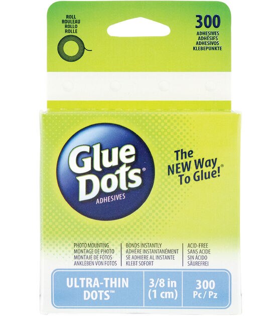 Glue Dots 3/8 Dot 'n Go Dispenser 200PK Removable