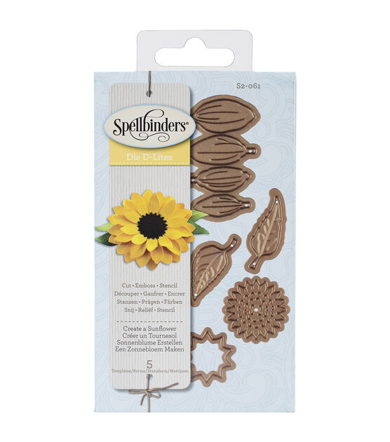 Spellbinders Shapeabilities Die D Lites Create A Sunflower