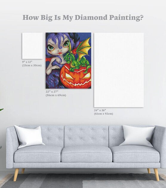 Diamond Art Club 22" x 27" Darling Dragonling 2 Painting Kit, , hi-res, image 4
