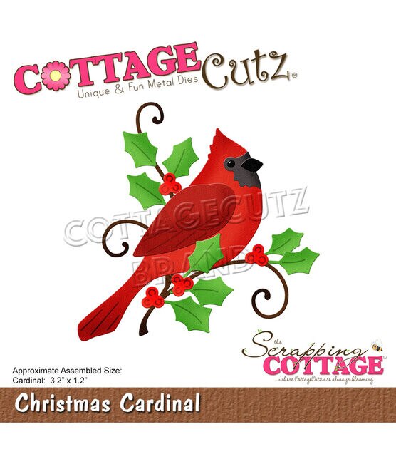 CottageCutz Dies Christmas Cardinal