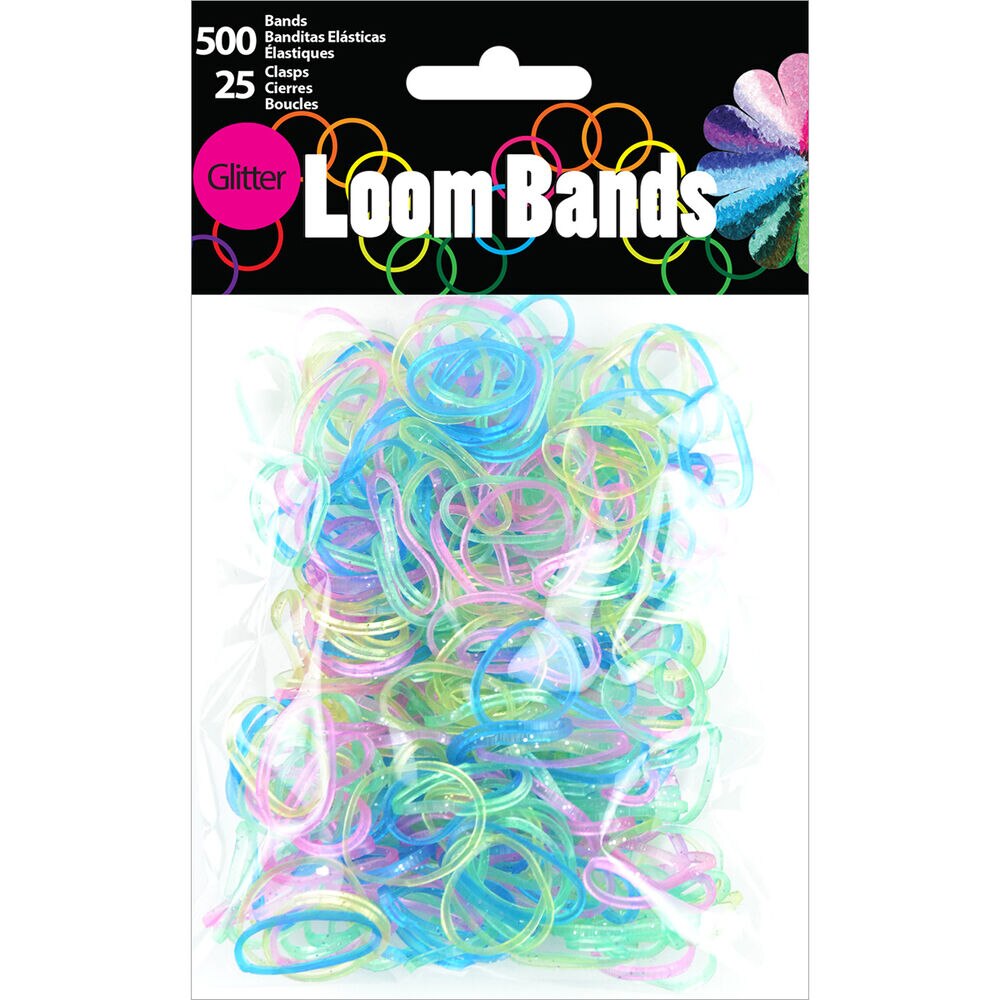 Midwest Loom Bands Value Pack, Glitter, swatch