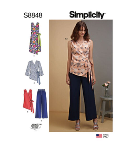 Simplicity S8848 Size 6 to 24 Misses Sportswear Sewing Pattern, , hi-res, image 1