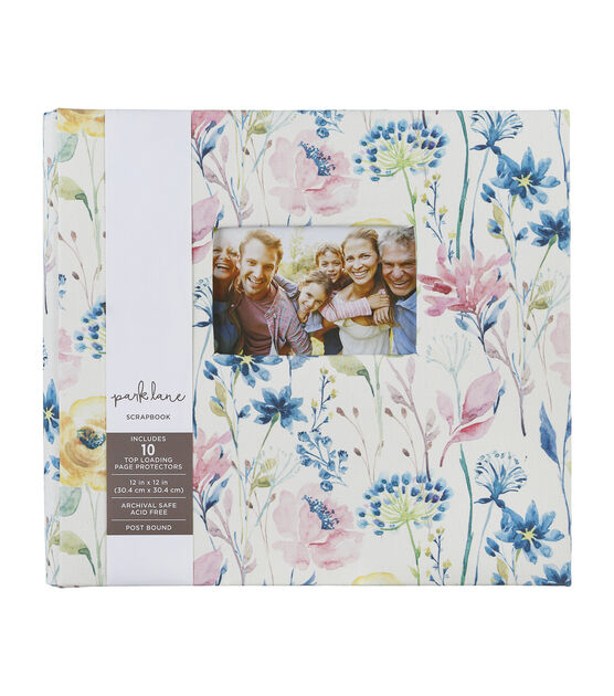 12" x 12" Multicolor Floral Scrapbook Album by Park Lane