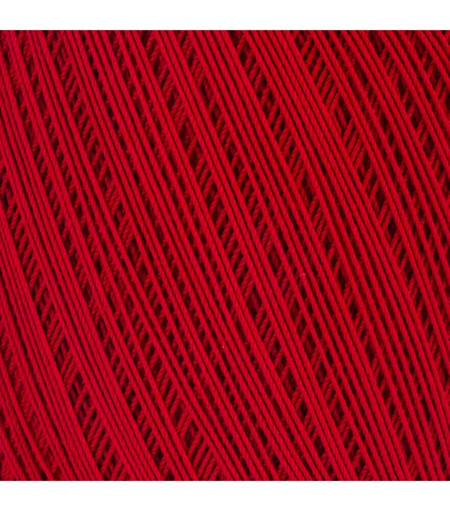 Aunt Lydia's Special Value 1000yds Cotton Crochet Thread, Red, swatch, image 1