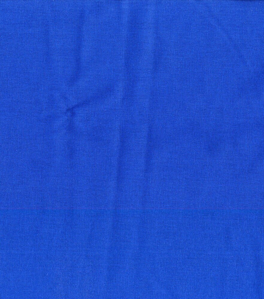 Quilt Cotton Fabric 108'' Solids, Dark Royal Blue, swatch