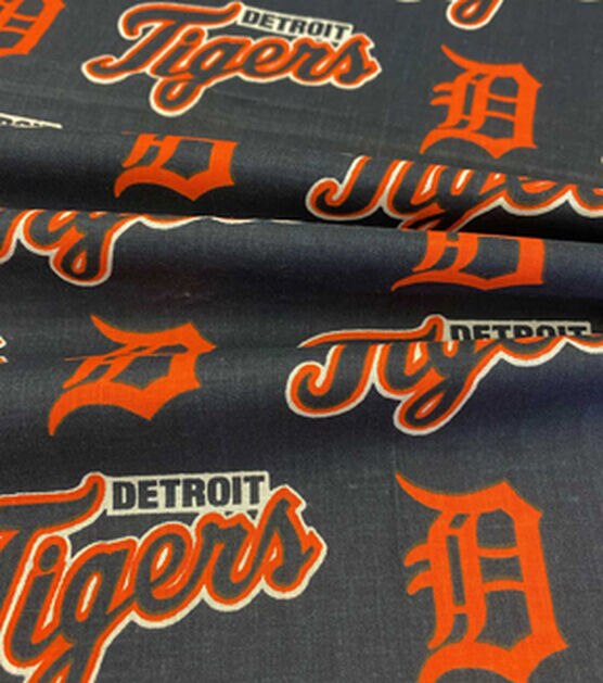 Fabric Traditions Detroit Tigers Cotton Fabric All Over, , hi-res, image 3
