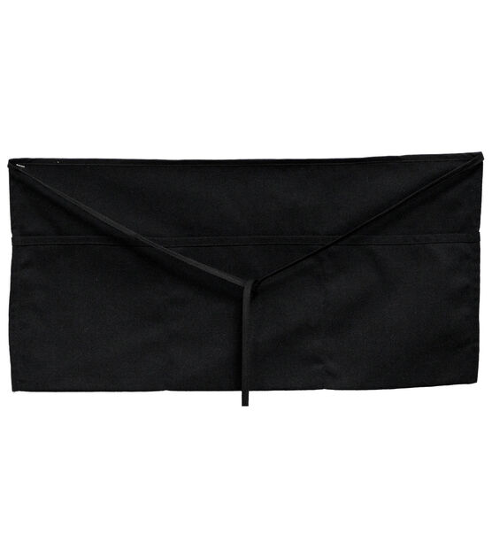 Canvas Zipper Pouch Bags Black