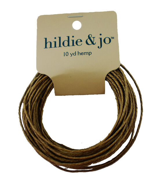 10yds Natural Hemp Cord by hildie & jo