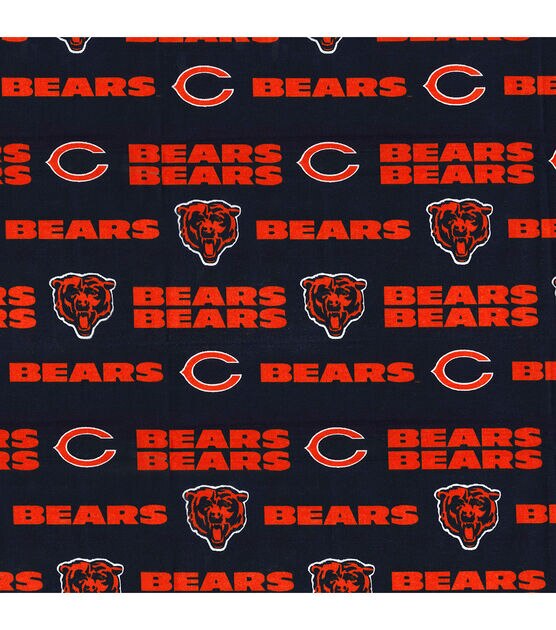 Fabric Traditions Chicago Bears Cotton Fabric Mascot Logo, , hi-res, image 2