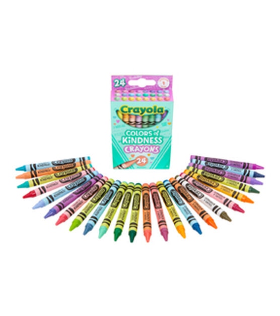 Crayola 24ct Colors of Kindness Crayons, , hi-res, image 2