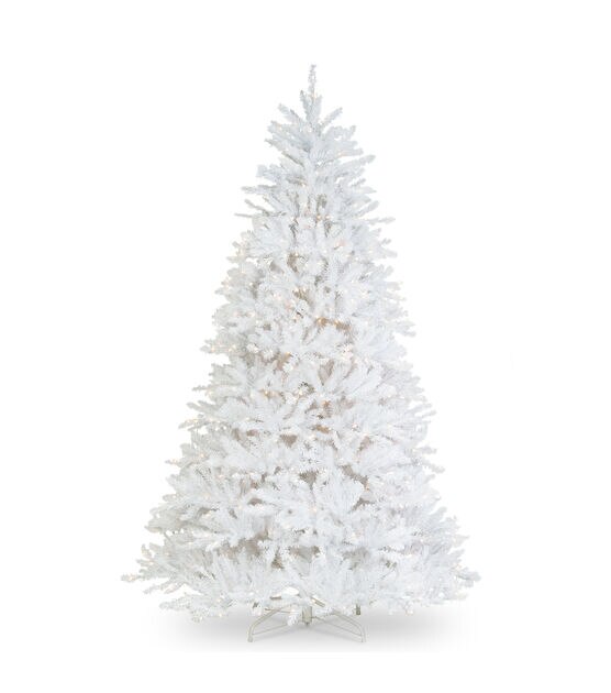 National Tree 6.5' Pre Lit White Dunhill Fir Christmas Tree | JOANN