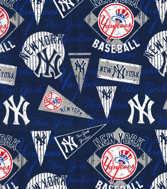 Fabric Traditions New York Yankees Cotton Fabric Vintage, , hi-res, image 2