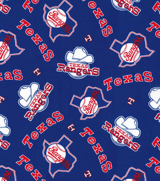 Fabric Traditions Cooperstown Texas Rangers Cotton Fabric