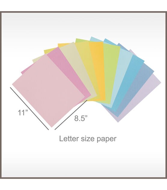  8.5 x 11 Canary Pastel Color Cardstock Paper - Great