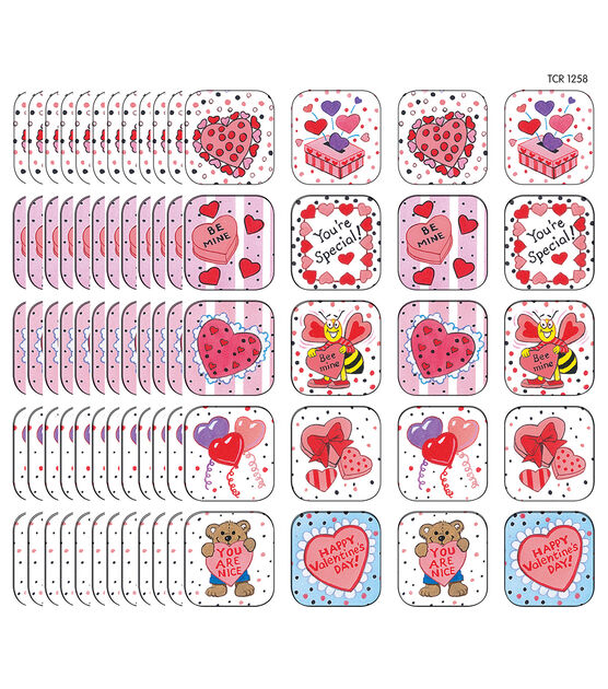 Teacher Created Resources 1440pc Valentine's Day Stickers
