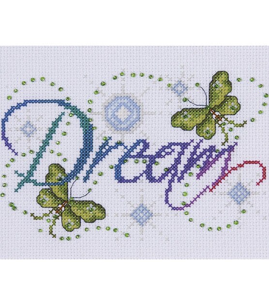 Design Works 7" x 5" Dream Counted Cross Stitch Kit, , hi-res, image 2