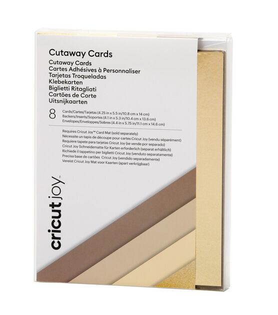 Cricut Joy 24ct Neutrals Sampler Cutaway Cards