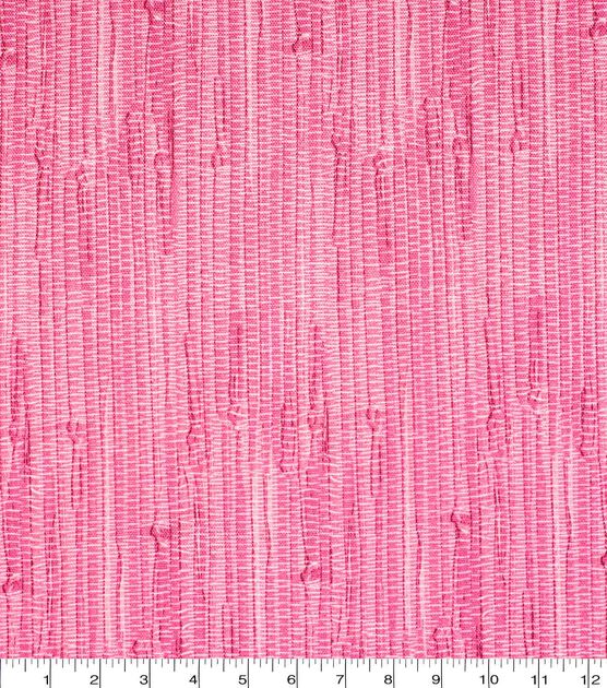 Pink Rattan Print Outdoor Fabric