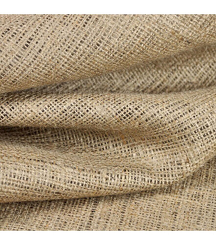 Burlap Fabric 44'', Natural, swatch