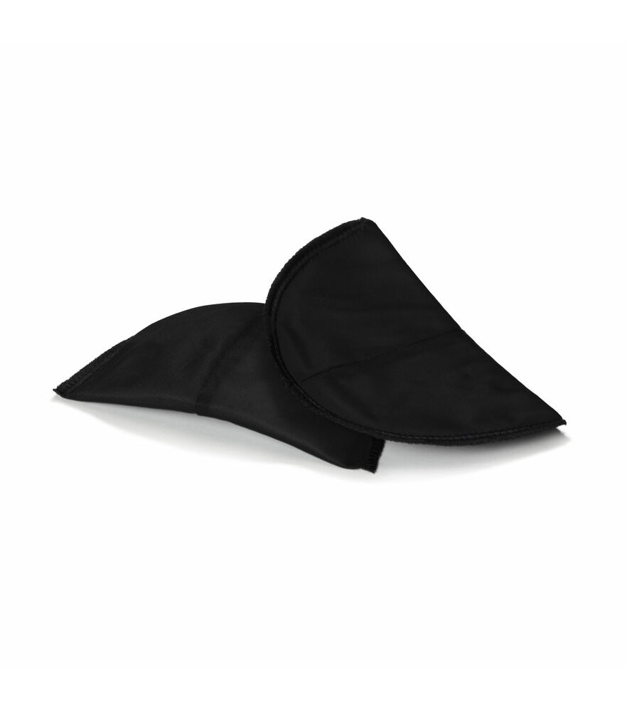 Dritz 1/2" Covered Set-In Shoulder Pads, 1 Pair, Black, Black, swatch, image 1