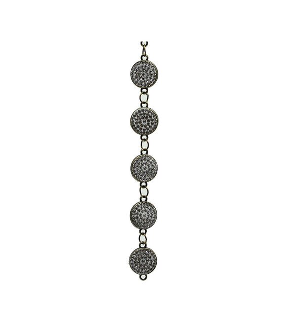 14mm Metal & Crystal Glass Rhinestone Strung Beads by hildie & jo, , hi-res, image 2
