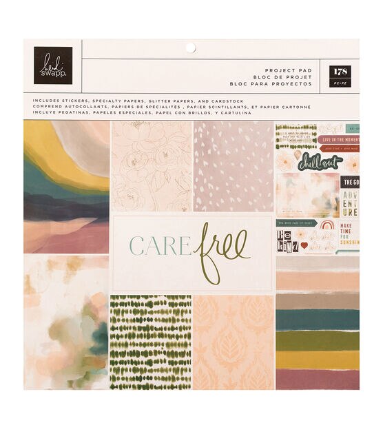 American Crafts Carefree Heidi Swapp Cardstock Project Pad