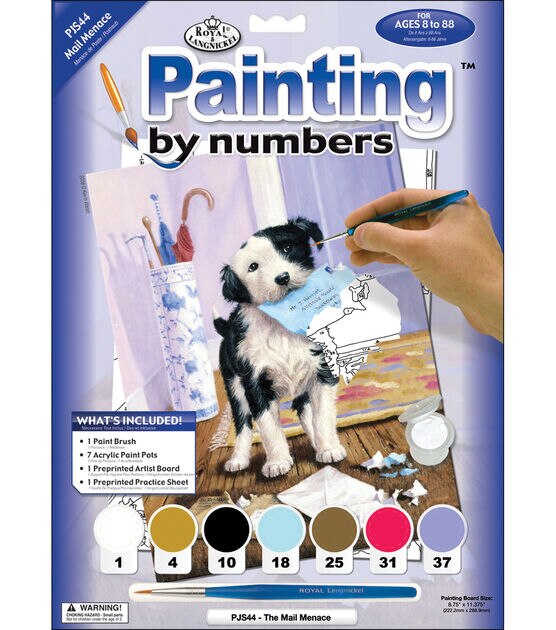 Royal Langnickel Junior Paint By Number Kit The Mail Menace
