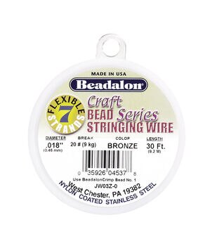 Beadalon 7 Strand Bead Stringing Wire .024-inch Bright