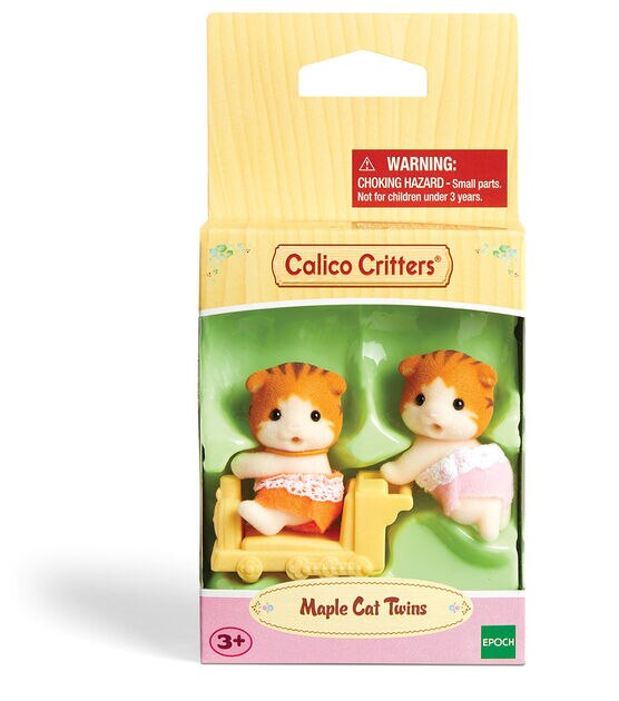 Calico Critters 1.75'' Maple Cat Twins, , hi-res, image 3