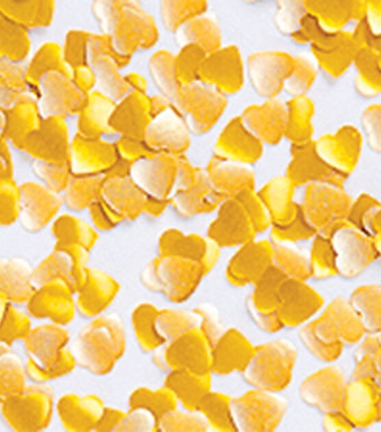 Wilton Edible Glitter Gold Hearts