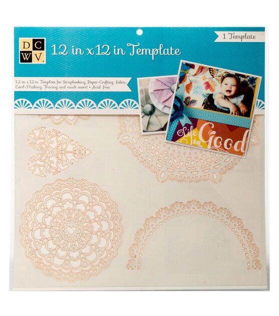 Diecuts With A View 12''x12'' Templates Dollies
