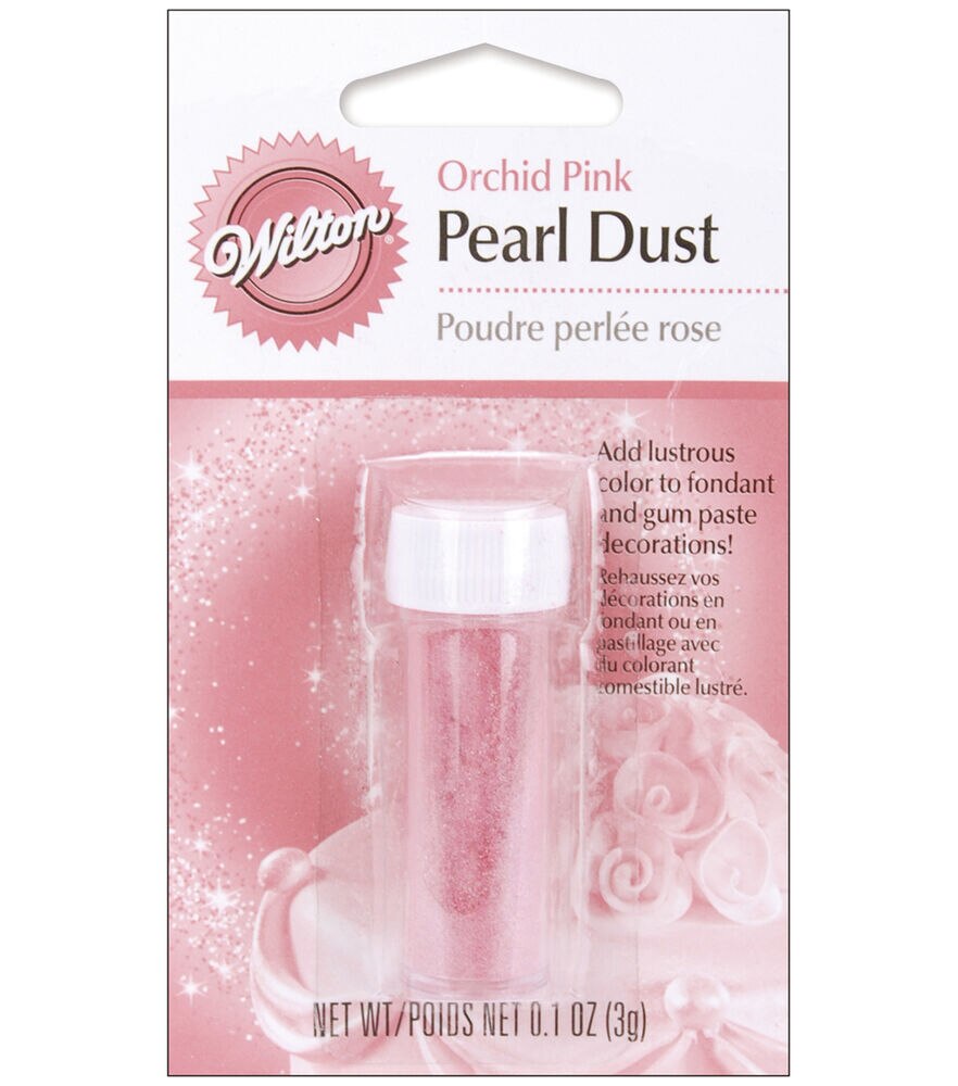 Wilton Pearl Dust Lilac Purple, Orchid Pink, swatch