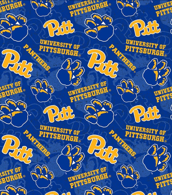 University of Pittsburgh Panthers Cotton Fabric Tone on Tone, , hi-res, image 2