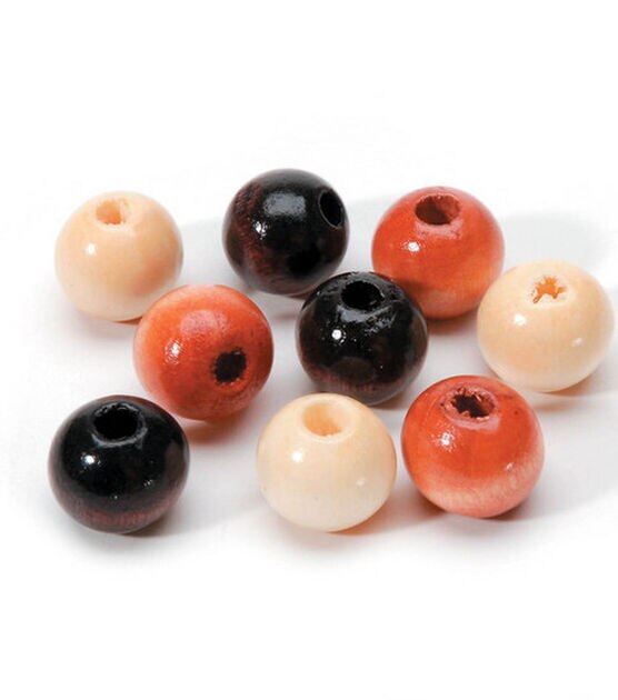 8mm Round Wood Beads 160ct by hildie & jo