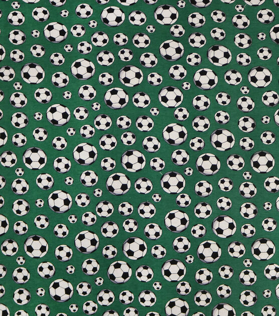 Soccer Super Snuggle Flannel Fabric