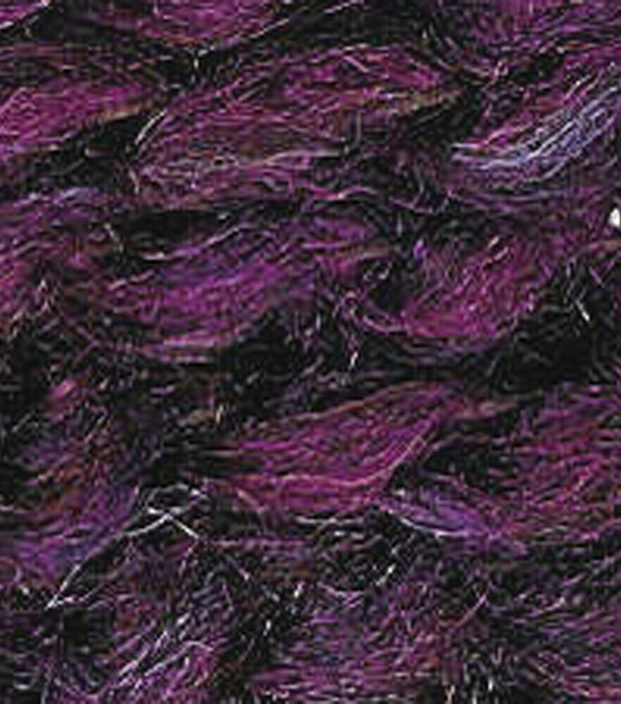 Lion Brand Homespun 185yds Bulky Acrylic Blend Yarn, Grape, swatch