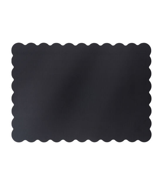 13" x 19" Black Scalloped Edge Cake Boards 3pk by STIR, , hi-res, image 2