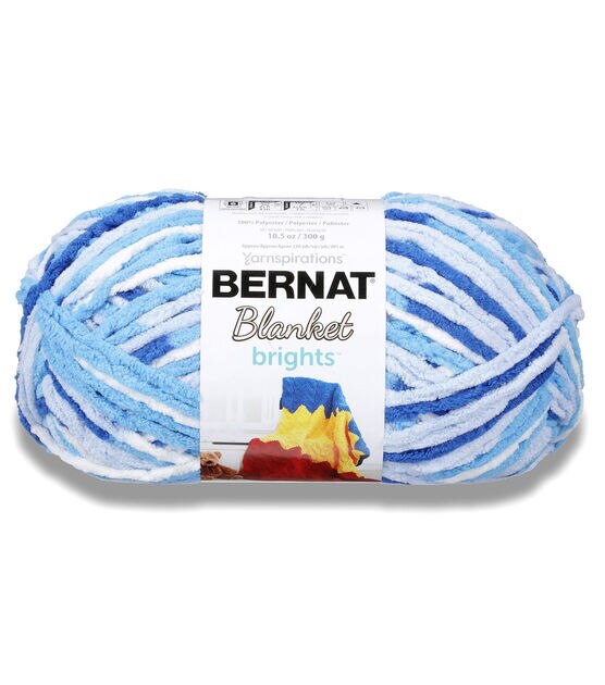 Bernat 8.8oz Super Bulky Polyester Forever Fleece Tweed Blanket Yarn by  Bernat