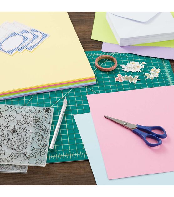 50 Sheet 8.5" x 11" Pastel Solid Core Cardstock Paper Pack by Park Lane, , hi-res, image 3