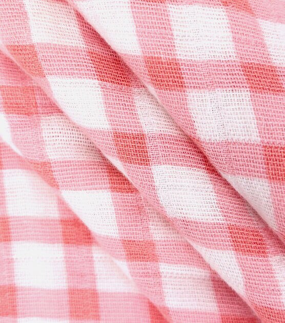 Fresh Picked Gingham Cotton Swaddle Nursery Fabric by Lil' POP!, , hi-res, image 2